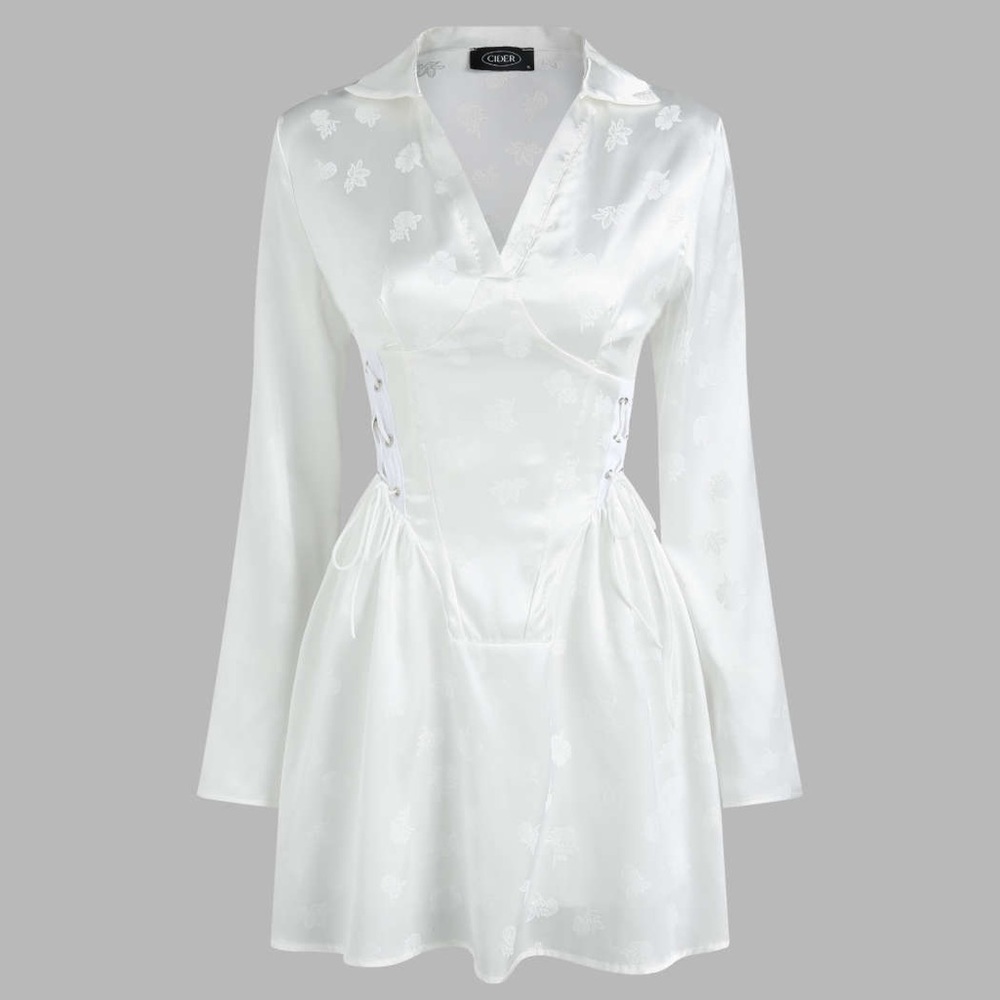 White floral dress corset Cider